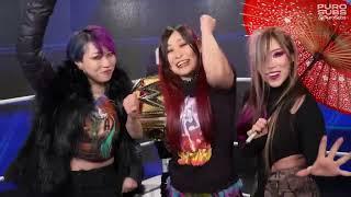 [English subtitles] Asuka, IYO SKY and Kairi Sane have a New Year's message in Japanese | WWE
