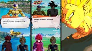 NEW Majin Vegeta & SSG Giblet VS Golden Frieza BOSS FIGHT! Goku Black!|DB Legends Story(P17 Book 2)