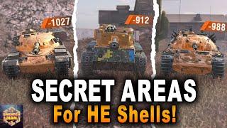 Only 0.3% Players Know About It // Secrets Zones To Penetration With He Shells // WoT Blitz
