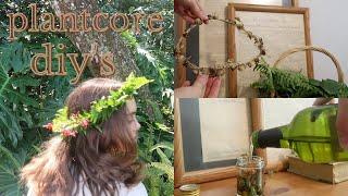 PLANTCORE DIY'S | cottagecore/goblincore/plantcore aesthetic diy's