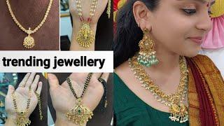 Trending jewellery collections #wholesalejewellery #onegramgoldjewellery #trending #czjewellery