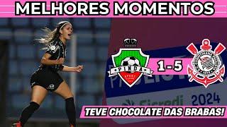 NOME DELA É JHENIFFER! PINDA 1 X 5 CORINTHIANS | GOLS E MELHORES MOMENTOS | PAULISTÃO FEMININO 2024