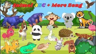 Animal ABC 15TH3 | Safari Animal Sounds Song + More Song | Kids TV