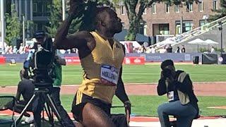 110m Hurdles 2024 U.S. Olympic Trials, Round 1 Heat 1, Grant Holloway (12.92)!!