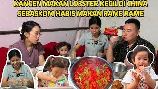 SEKELUARGA PERGI BELANJA & MASAK LOBSTER KECIL YANG ENAK, SEBASKOM LANGSUNG HABIS DI MAKAN