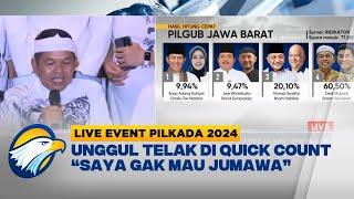 TERKINI! Dedi Mulyadi Tanggapi Hasil Quick Count