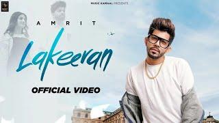 Lakeeran (official Video) Amrit | Singhjeet | Palak Sharma |  Music Kamaal | New Punjabi Songs 2024