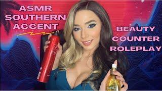 ASMR Southern Accent Beauty Counter Personal Shopper RP (Soft Spoken)