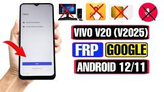 Vivo V20 FRP Bypass Android 12 | Vivo V20 V2025 Google Lock Remove | Vivo V20 FRP Bypass |