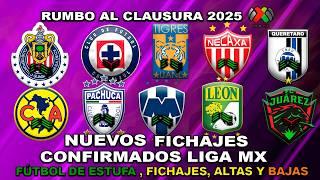  NUEVOS FICHAJES CONFIRMADOS LIGA MX CLAUSURA 2025 | PULIDO Y ROMO A CHIVAS! ALTA DE AMÉRICA! Y MÁS