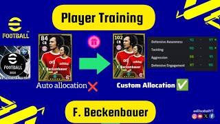 How to train properly |102* CB   | F. Beckenbauer  | Booster Epic | #efootball #evefootballyt