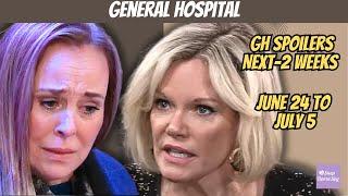 General Hospital 2-Week Spoilers June 24-July 5: Ava Goes Ballistic & Carly Plays with Fire #gh