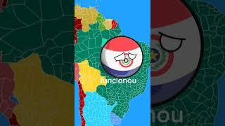 Paraguai com mais território parte 2 o final#niue #countryballs