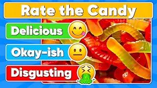 Rate the Candy Challenge | Ultimate Snack & Candy Tier List | Food Quiz