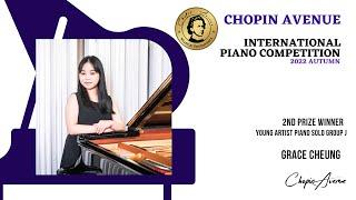 Grace Cheung: Solo Group J 2nd Prize - Frédéric Chopin, Ballade No. 3 in A-Flat Major, Op.47