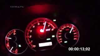 Subaru Impreza WRX STi 0-100 0-200 разгон (acceleration)