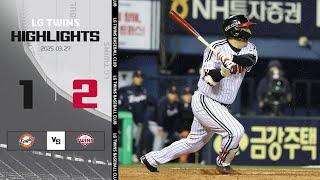 3.27 vs 한화 | [2025 KBO 리그 H/L]