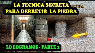 ¿ como DERRETIR la piedra con hiervas ? para crear GEOPOLIMEROS inca