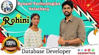 SQL Developer | 3LPA | Full stack Training in Chennai Tamil | Student Success Story | #sqldeveloper