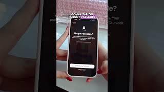 If you forgot your phone passcode, then do this! #shorts