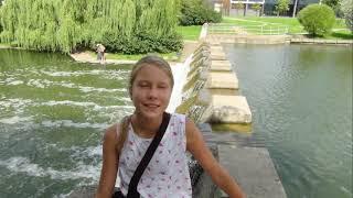 Milana walks around Minsk