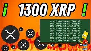  XRP | TÚ DEBES DE TENER 1300 TOKENS XRP* !! | TE EXPLICO PORQUE #xrp #ripple #xrpnews