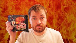 The Samyang Spicy Chicken Flavor Instant Ramen INCREDIBLY HOT Noodle Challenge | Matt's Megabites