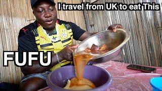 My Day In Denu Market (Volta Region)  Eating BEST LOCAL FUFU ever!.| West African Food