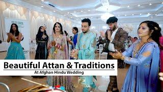 Beautiful Attan & Traditions at Hindu Afghan Wedding