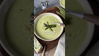 Grüne Spargelsuppe - einfach lecker & gesund #spargel #suppe #rezept #familienkost