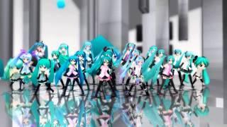 [MMD] Kotobaroborato - (23 Mikus!)