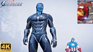Iron Man's Prime Armor Stealth Variant Gameplay - Marvel's Avengers Game (4K 60FPS)