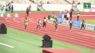 Nigeria's Olayinka Olajide wins Women's 100m Heat 8 at 2024 African Athletics Championships