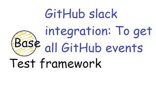 #11 Slack - GitHub: Adding GitHub slack integration to get all GitHub events (PRs, Reviews)