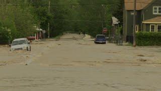 Yellowstone flooding hits nearby Montana towns