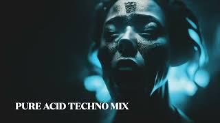 PURE ACID TECHNO LIVE DJ SET 2024 | 1 Hour Visualiser Mix