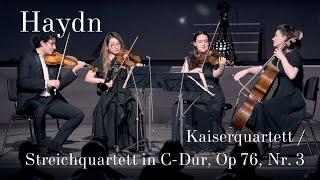 Haydn: Kaiserquartett/Streichquartett in C-Dur, Op 76, Nr. 3/ Quatuor Akos