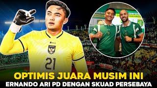 Kiper Persebaya Ernando Ari Optimistis Antar Bajol Ijo Juara Liga 1 Musim Ini