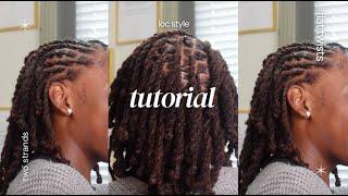 how to: two strands twists on locs tutorial (UPDATED VERSION) | Nylajai'ne