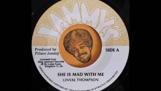 LINVAL THOMPSON - She Is Mad With Me [1979]