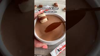 5-ingredient one pot kinder cheesecake
