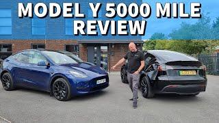 Tesla Model Y after 3m/5,000 miles of ownership review. The good, the bad, costs and efficiency.