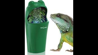 REPTIZOO Reptile Water Dispenser Automatic Chameleon Drinking Fountain with Indicator Light DF08