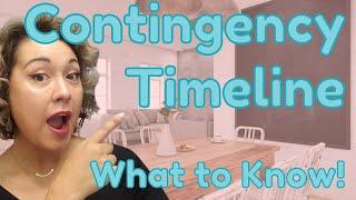 Contingency Timelines - What You Need to Know!