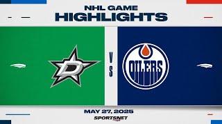 NHL Game 4 Highlights | Oilers vs. Stars - May 27, 2025