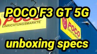 poco f3 gt | unbox specs | all variants || gopal tech w || telugu tech tut || creative idea ||