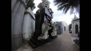 LA RECOLETA CEMETERY - many exposed coffins in Buenos Aires Argentina