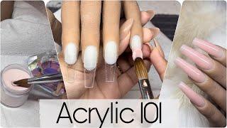 Beginner Acrylic Application | How I Apply Acrylic