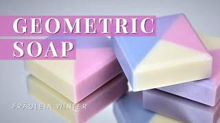 Geometric Soap - Handmade Cold Process Soap - Fraeulein Winter