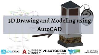 3D Drawing and Modelling using AutoCAD